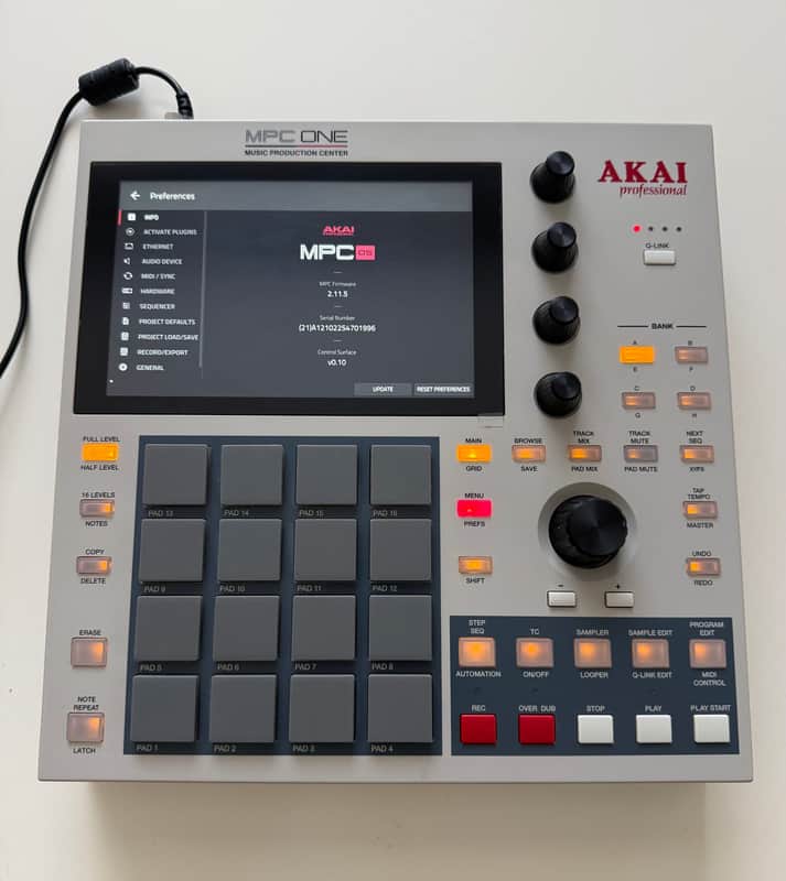 Akai MPC One Standalone MIDI Sequencer Retro Edition 2021 - Present - Grey image 1