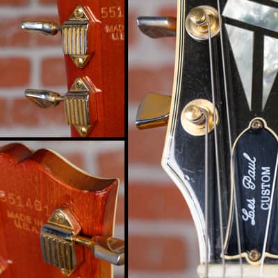 Gibson Les Paul Custom Plain Maple Top Cherry Sunburst 1975 w/OHSC (Refret/Mods) image 12