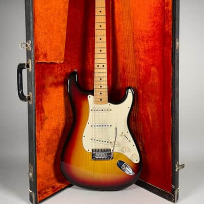 1972 Fender Stratocaster Sunburst Vintage Guitar w/OHSC image 1