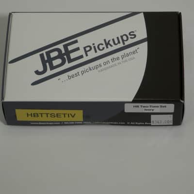 Joe Barden Engineering (JBE Pickups) HB Two/Tone Pickup Set Ivory image 1