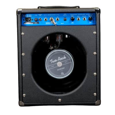 Two-Rock Studio Overdrive Combo - Black Bronco with Blue Smoke Cloth image 4