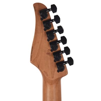 Suhr Custom Modern Trans Caramel w/ CME-Selected Waterfall Burl Maple Top (Serial #88105) image 8