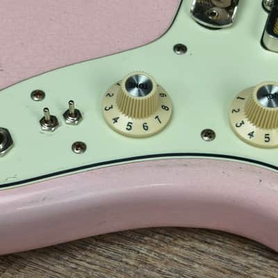 MyDream Partcaster Custom Built - Shell Pink over Sunburst Mojo JM Dual Foil image 6