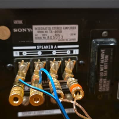 Legendary Sony TA-4650 V-FET Amplifier (Tube-like Sound) - Amazing Condition! image 10