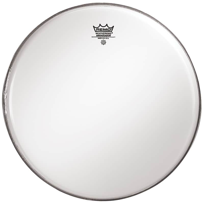 Remo Ambassador Smooth White Bass Drum Head 26" image 1