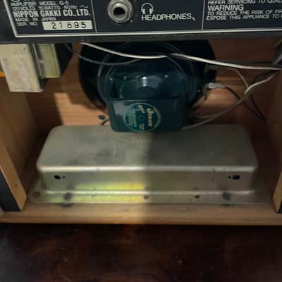 Yamaha w/ alnico 5 speaker G5 with alnico 5 speaker 1970s Wood image 2