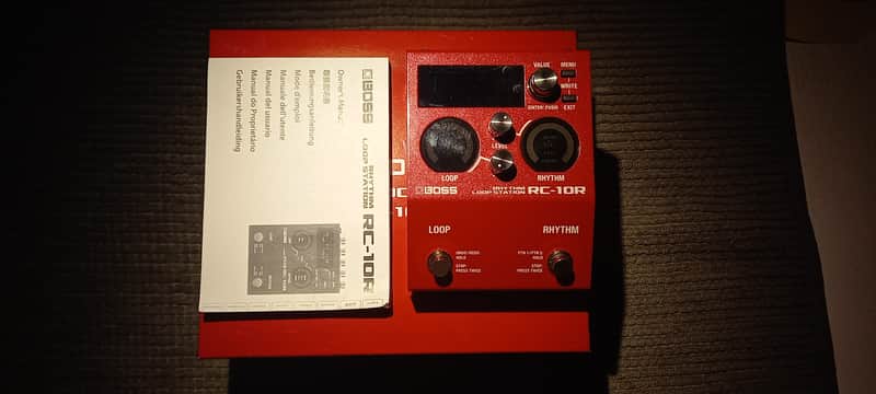 Boss RC-10R Rhythm Loop Station 2019 - Present Red image 1