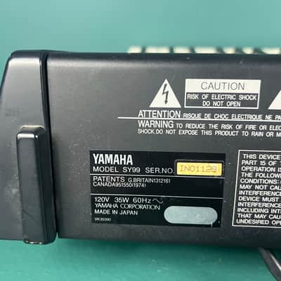 Yamaha SY99 Synthesizer 1991 - Black image 13