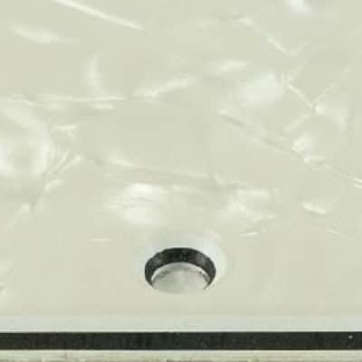 Custom Pickguard For 2021 - 2024 Made in China Squier Affinity Series Jaguar Bass H - White Pearl/White/Black/White .090" image 2