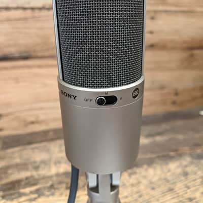 Sony ECM-56F Microphone with Sony A-25 Table Stand image 5