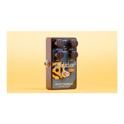 ElectroHarmonix Satisfaction Plus Fuzz True Bypass Electric Guitar Analog Pedal image 6