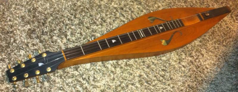 F.W. Pete Belcher Jr. 8 string dulcimer 1976 cherry ebony gold. New Lower Price image 1