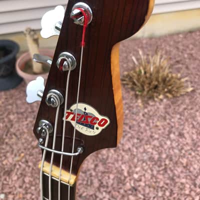Vintage Teisco EB-100 Short Scale Bass 1960s image 2