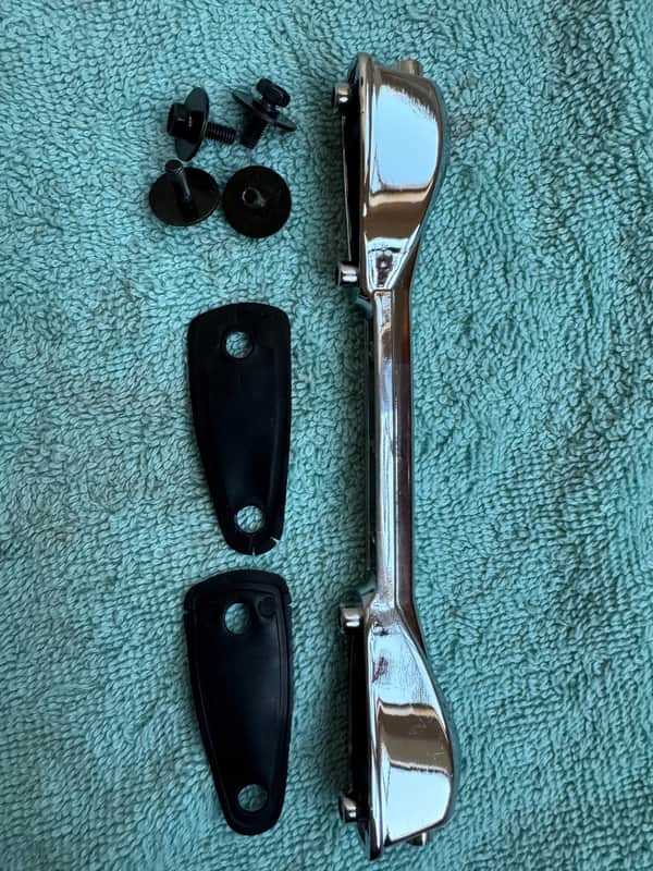 Premier Lot of 6 Tom or Snare Drum Lugs + Mounting Screws 90s - Chrome image 1