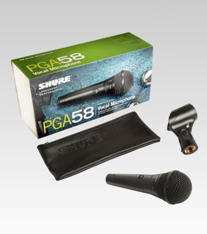 Shure PGA58 Dynamic Vocal Microphone w/ 15' XLR Cable image 1