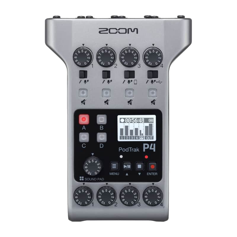 Zoom PodTrak P4 Multitrack Recorder image 1