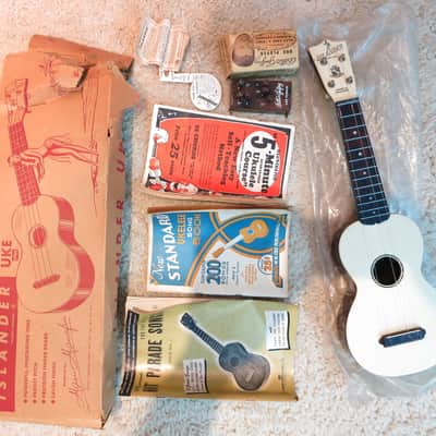 Vintage 1950s Maccaferri Islander Uke Ukulele Near Mint NOS Cord Master Box Manuals image 1