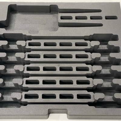 Custom Foam Insert for Rack Drawer fits 12 Shure ADXR Axient Digital PSM IEM Wireless In-Ear Bodypacks and AD610 ShowLink Access Point image 2