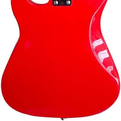 30 Inch Kids Electric Guitar Beginner Kit, Junior Size Mini Electric Guitar for Children with Amplifier (battery/adaptor not included) and Guitar bag, Red image 3