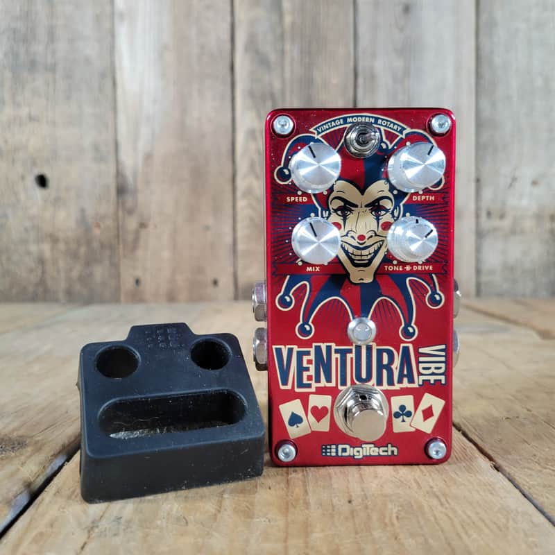 DigiTech Ventura Vibe Vibrato Rotary Speaker Pedal, Mint - Red image 1