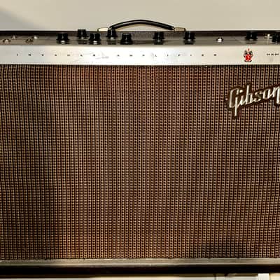 Gibson GA-30RVT Invader 25-Watt 12"/10" Guitar Combo 1962 - 1967 - Black image 1