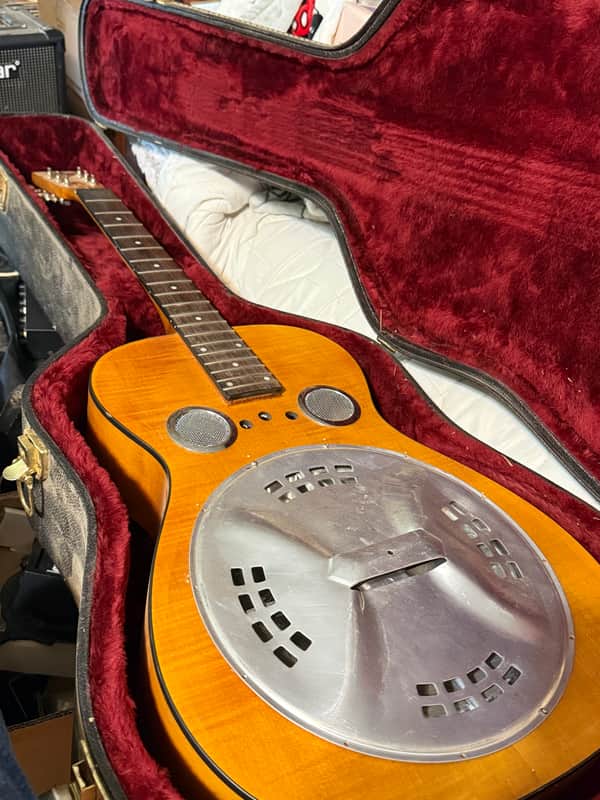 Epiphone Dobro Hound dog deluxe round neck resonator image 1