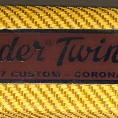Fender '57 Custom Twin-Amp 2-Channel 40-Watt 2x12" Guitar Combo 2016 - Present - Lacquered Tweed image 2