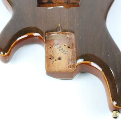 RARE 2001 Fender American Deluxe Zone Bass Walnut Exotic Wood BODY USA Premium Bass image 9