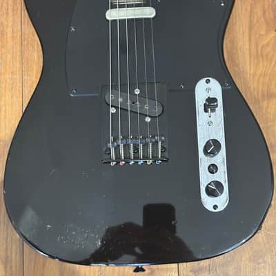 Fender Telecaster 1988-1989-Toploader Bridge-Black-Mod image 2