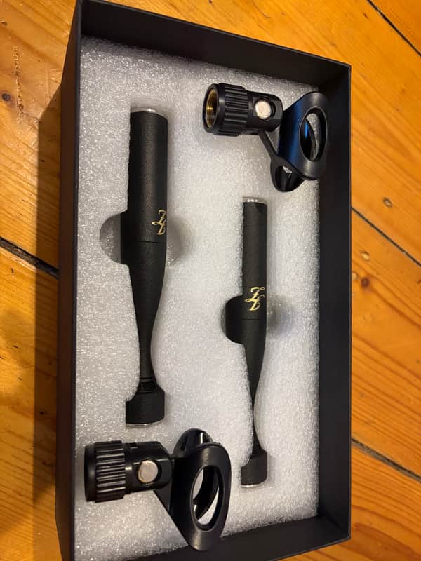 JZ Microphones BT202 matched pair small diaphragm condenser microphones 2025 - Black image 1