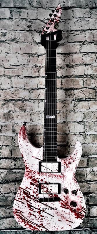 ESP USA Horizon II 2020 Blood Splatter image 1