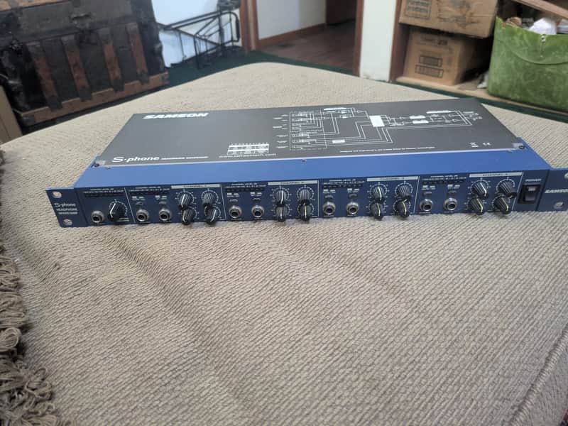 Samson S-Phone S Class Headphone Mixer/Amplifier 2010s - Blue image 1