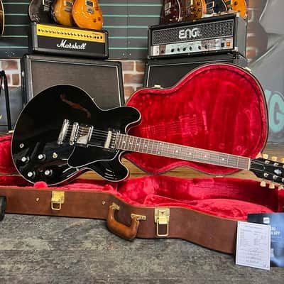 Gibson ES-335 'Dot' Ebony 2023 Semi-Hollow Electric Guitar image 14