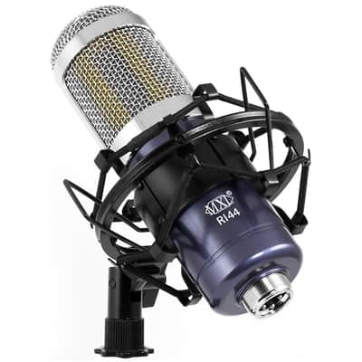 Liquid Audio MXL R144 Multi-Purpose Ribbon Microphone Bundle w/Pig Hog PHM10 8mm Mic Cable, Pop Filter Polishing Cloth image 5