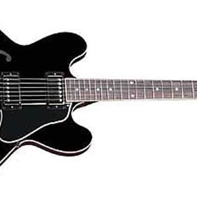 Gibson ES-335 Dot Plain-Top Electric Guitar - Black image 1