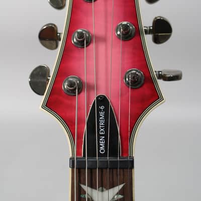 2012 Schecter Diamond Series Omen Extreme-6 Electric Magenta image 5