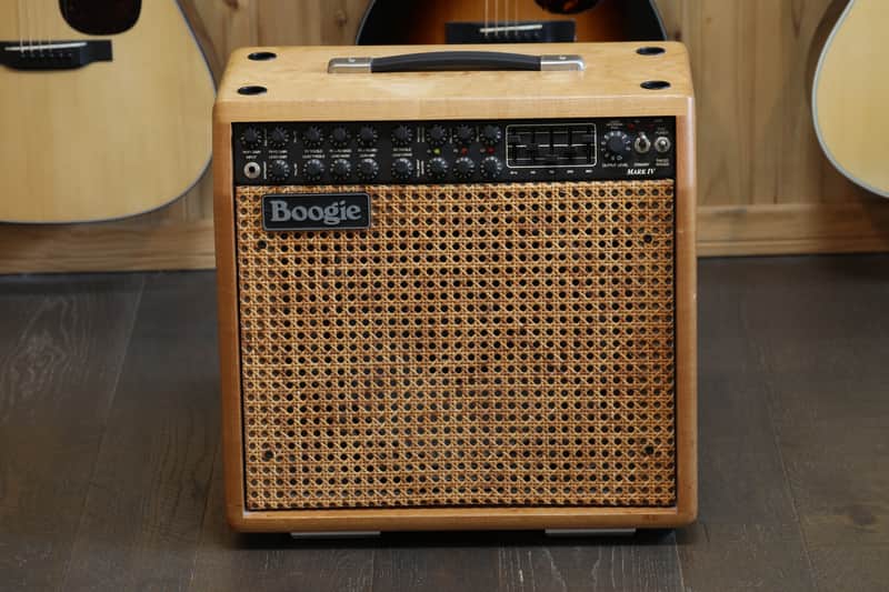 Mesa Boogie MK IV Maple Cabinet + Wicker Grill Combo Guitar Amp image 1