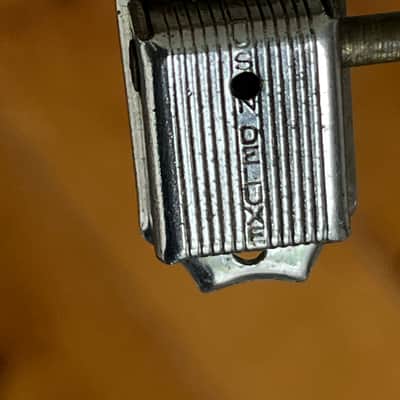 Kluson Deluxe Single Line -3 On-A-Side Vintage Tuning Machines 1950-1960 Nickel image 5