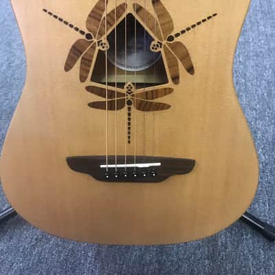Luna SAF-DF-NAT Safari Dragonfly 3/4-Size Travel Guitar Natural image 3