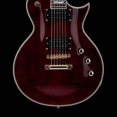 LTD EC-1000T CTM - See Thru Black Cherry #20253 (Factory Demonstration Model) image 1