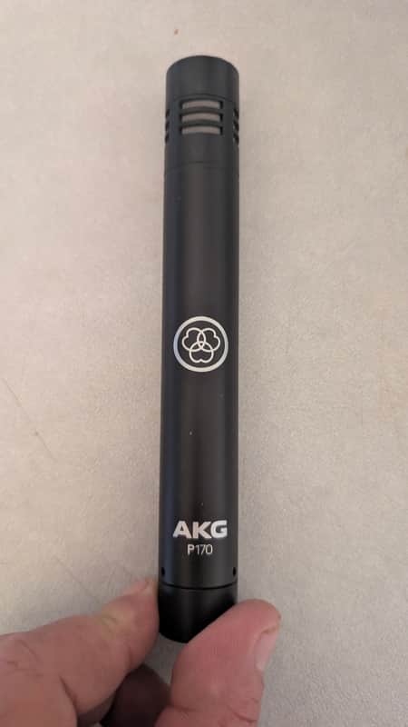AKG P170 Small Diaphragm Cardioid Condenser Microphone 2010s - Black image 1