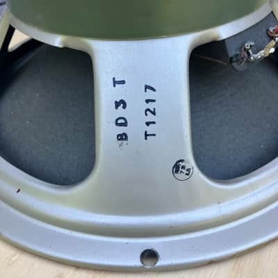 Vintage Pair 1971 Celestion Greenback G12H 30w 16ohm 75hZ T1217 12" Speakers image 3