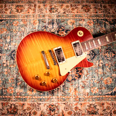 Gibson Custom M2M Murphy Lab 59 Les Paul Standard Light Aged, Handpicked Top, Cherry Tea Burst Top #22 94628 image 8
