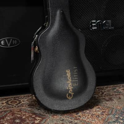 Epiphone Elitist 1965 Casino Hollow Body Electric Guitar - Vintage Sunburst with Hardshell Case - Used image 21