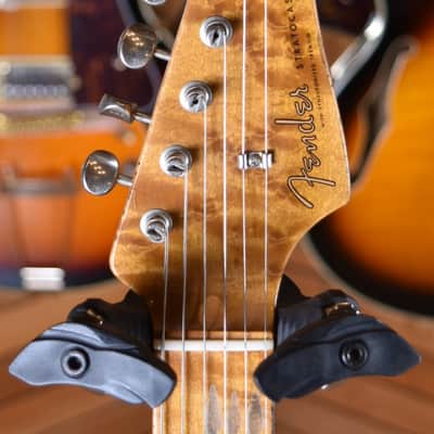 Fender Custom Shop Stratocaster 1956 Closet Classic Fat Roasted Neck Limited Edition Aged Black image 17
