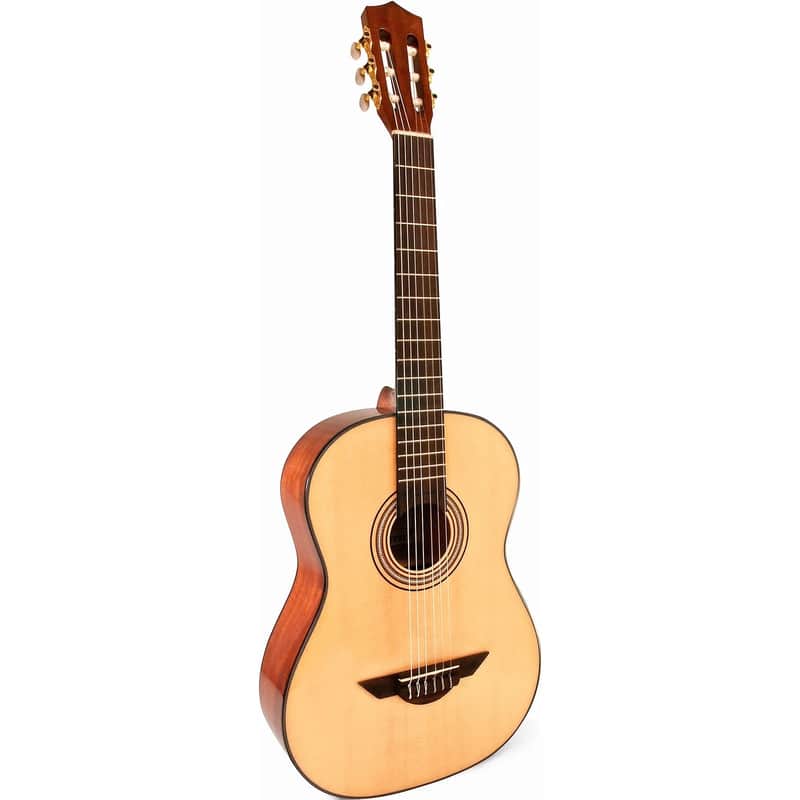 New H.Jimenez LG1 Voz Fuerte Nylon String Acoustic Guitar with Spruce Top and Padded Gig Bag image 1