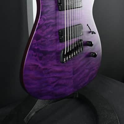 Legator N8FSS-PR Purple QM Multi Scale 8-String #355 image 11