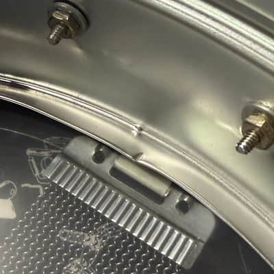 1969 Ludwig No. 404 Acrolite 5x14" Snare Drum with Keystone Badge image 12