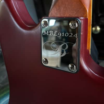 Bronson Left Hand Mustang 2024 - Marlboro Maroon metallic satin finish image 4