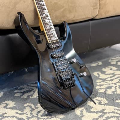Jackson Dinky DK2 FF FR HSS MIJ - Rosewood Fingerboard, Gloss Black, Used image 3